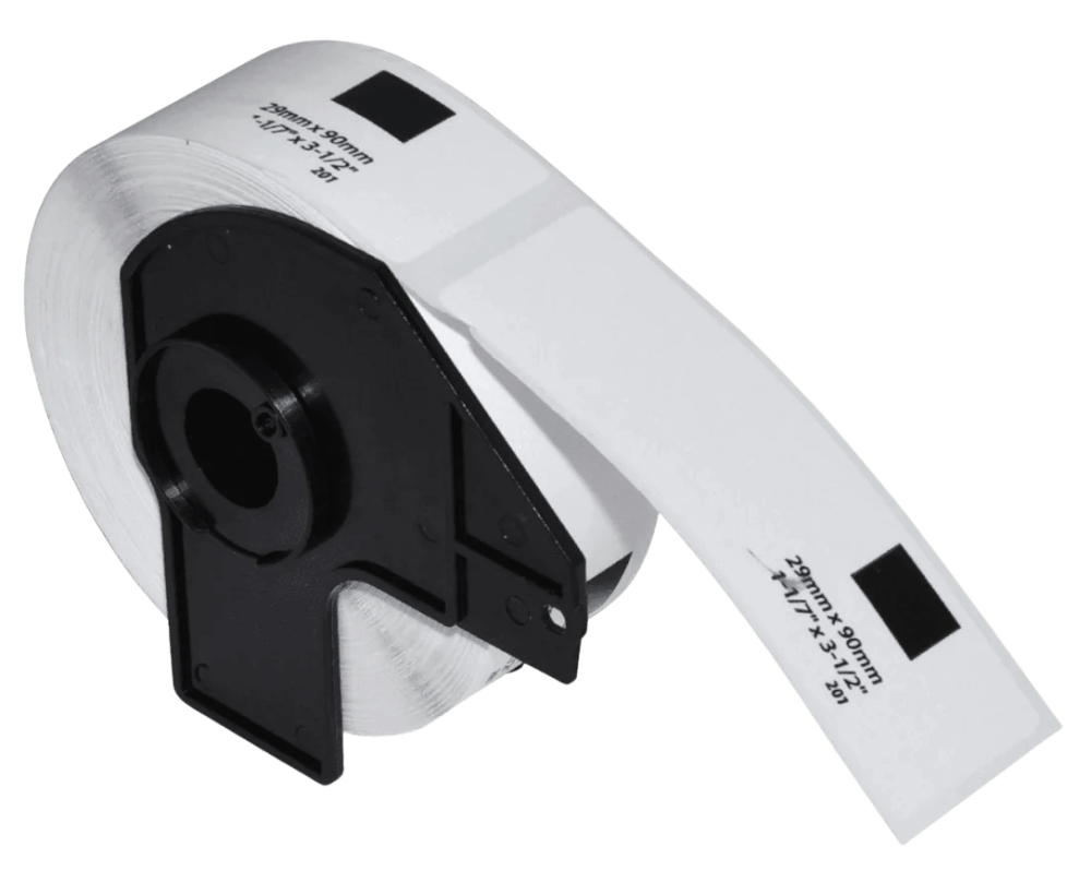 PixoJet Brother DK11201 29 x 90 mm, 400 st. Vit adressetikett