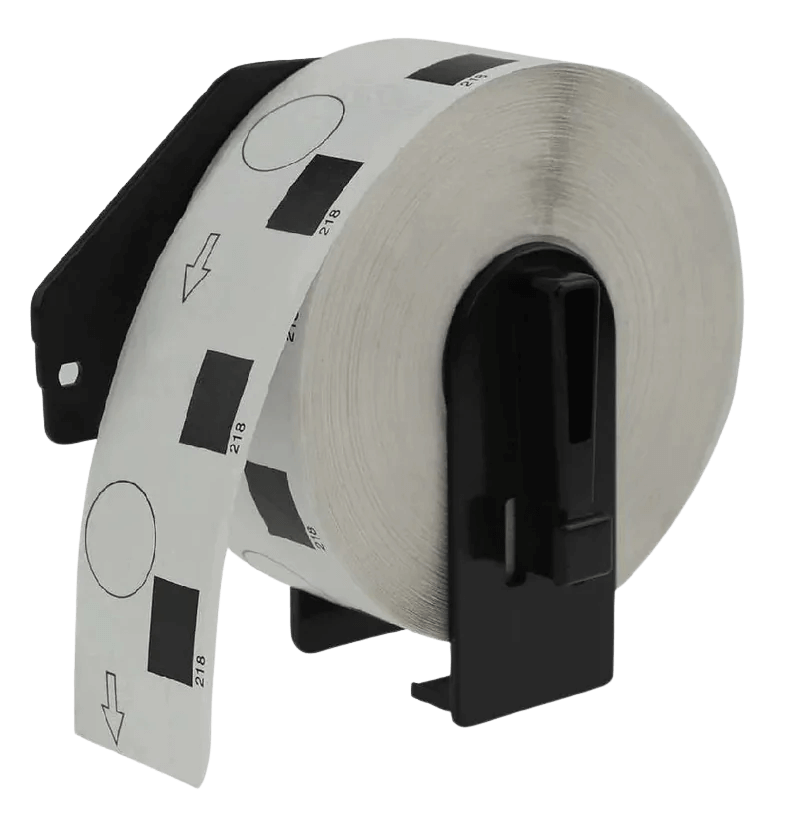 PixoJet Brother DK11218 Ø24 mm, 1.000 st. Vit adressetikett