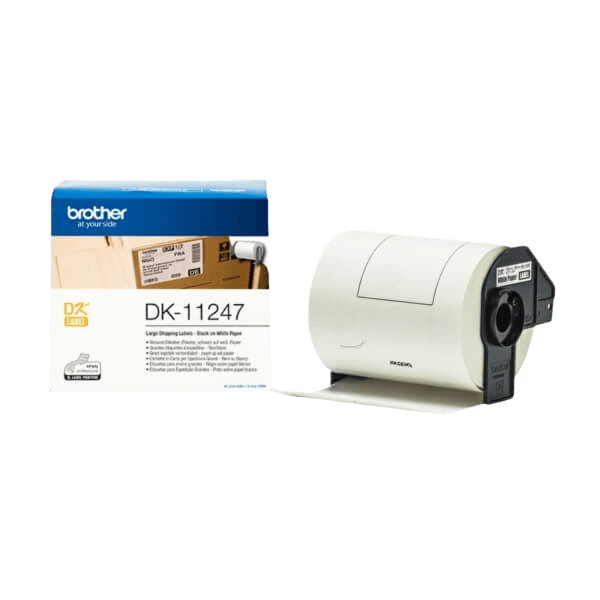 Brother Original DK11247 103 x 164 mm Vit adressetikett