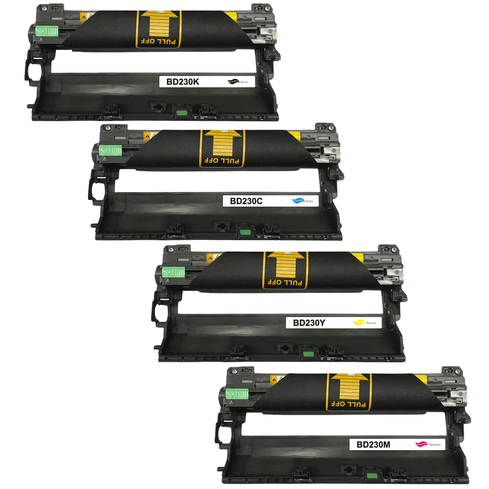 PixoJet Brother DR230CL rabattpaket - 4 st.