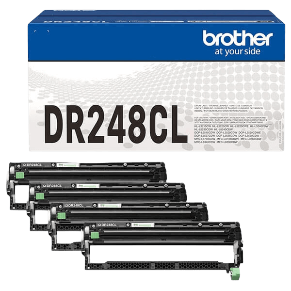 Brother Original DR248CL CMYK trumma | Innehåll: 30000 sidor