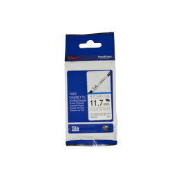 Brother Original HSE231 11,7 mm x 1,5 m Svart text / Vit tejp