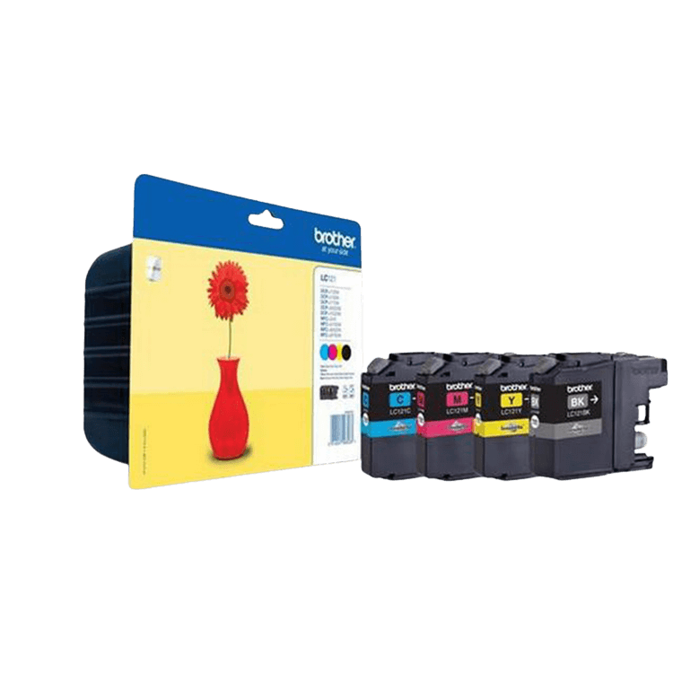 Brother Original LC121 CMYK rabattpaket