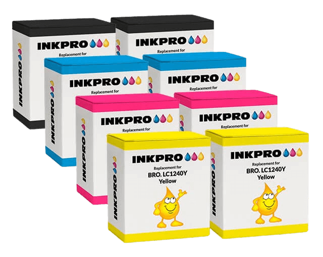 PixoJet Brother LC1240 XL rabattpaket - 8 st.