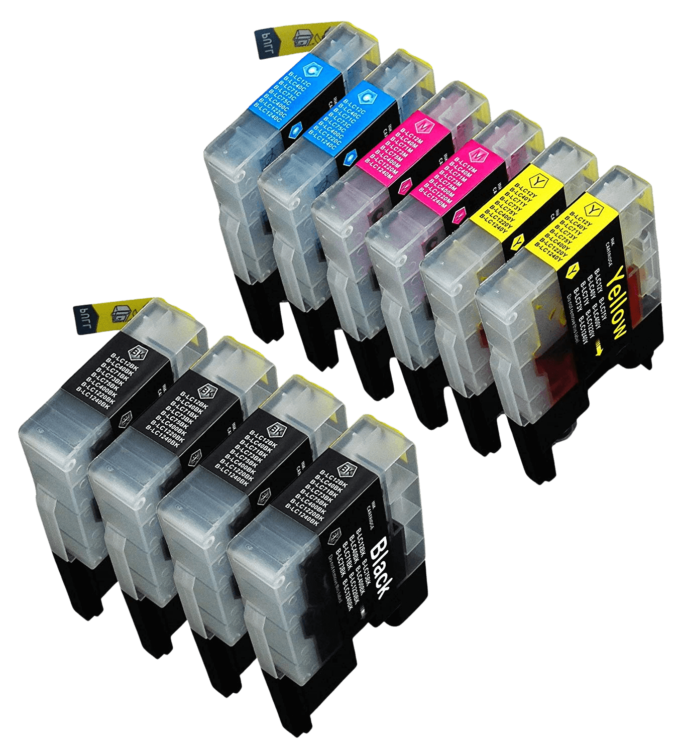 PixoJet Brother LC1240 XL rabattpaket - 10 st.