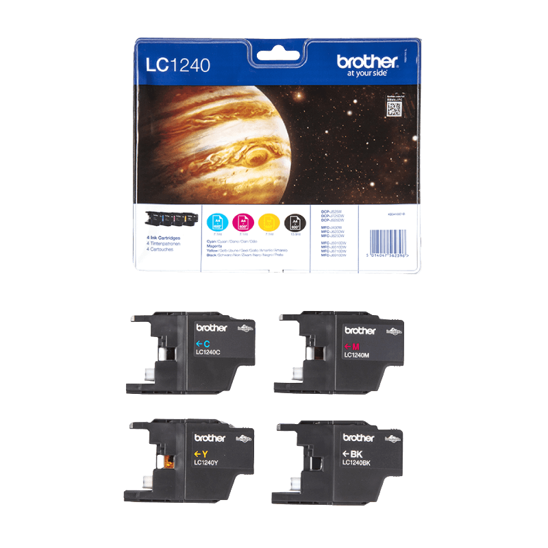 Brother Original LC1240 XL CMYK rabattpaket