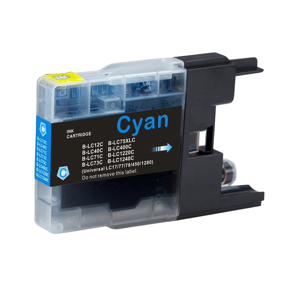 PixoJet Brother LC1240C XL cyan bläckpatron | Innehåll: 20 ml.
