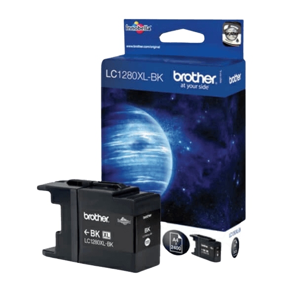 Brother Original LC1280BK XXL svart bläckpatron | Innehåll: 2400 sidor