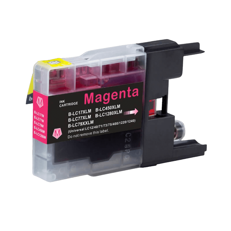PixoJet Brother LC1280M XXL magenta bläckpatron | Innehåll: 20 ml.