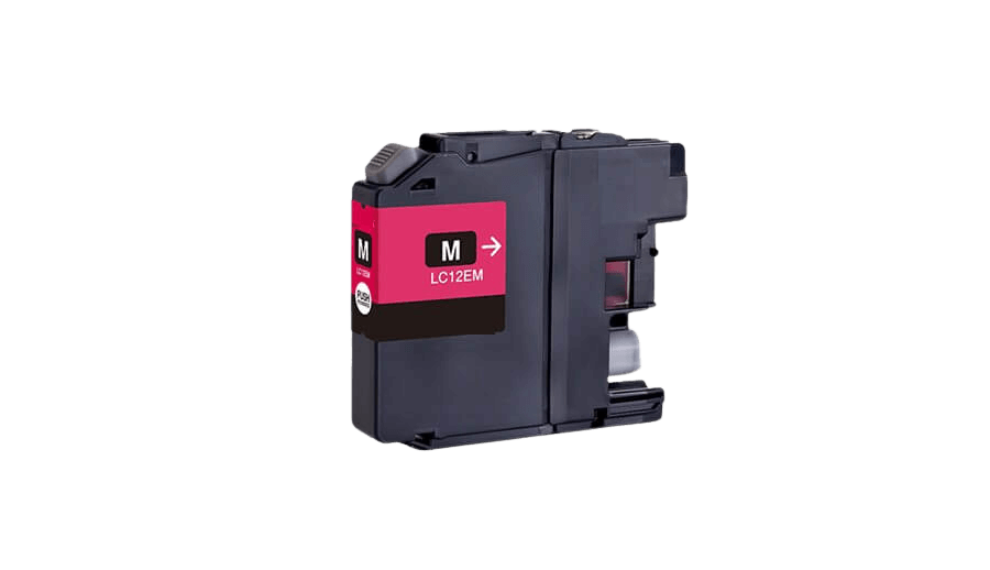 PixoJet Brother LC12EM magenta bläckpatron | Innehåll: 13 ml.
