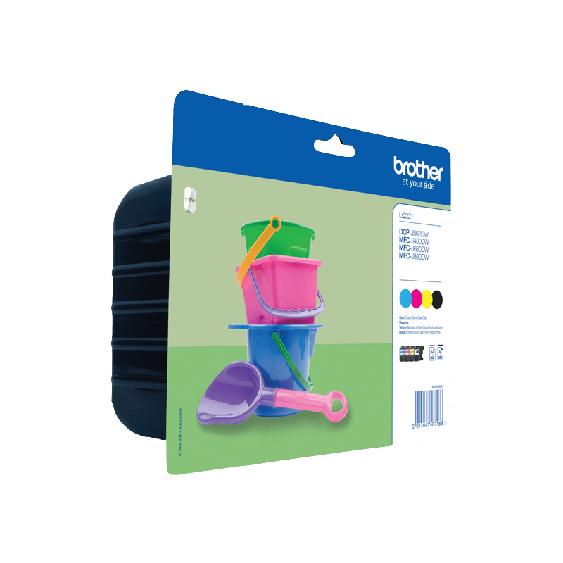 Brother Original LC221 CMYK rabattpaket
