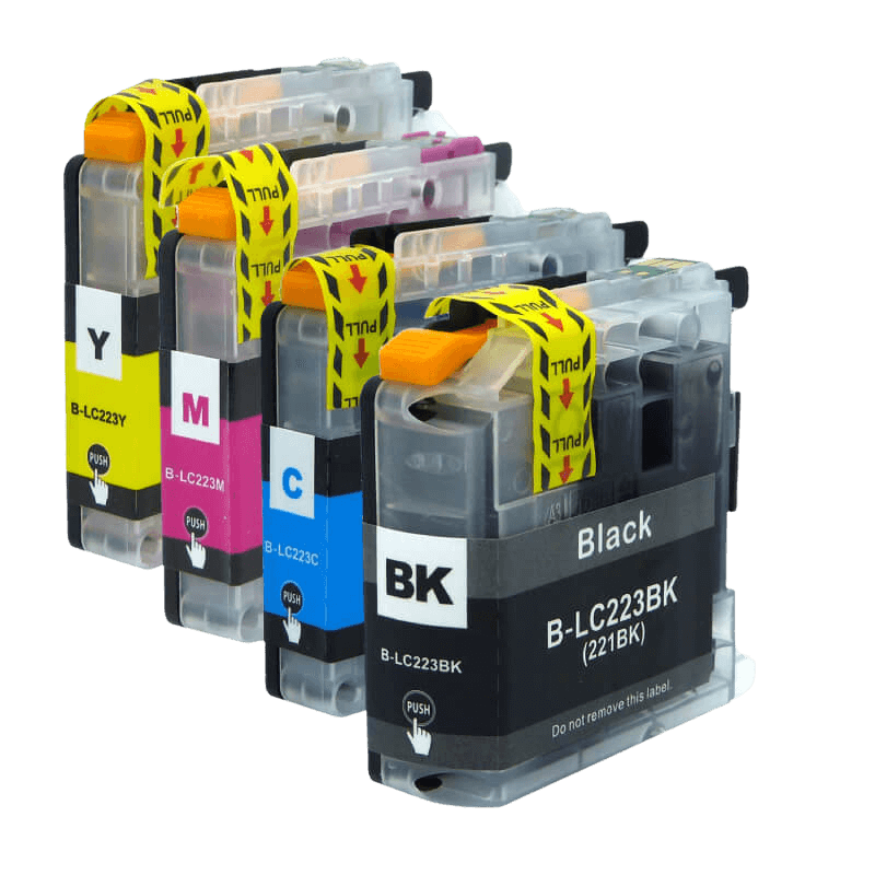 PixoJet Brother LC223 rabattpaket - 4 st.