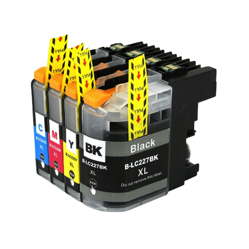 PixoJet Brother LC225 / LC227 XL rabattpaket - 4 st.