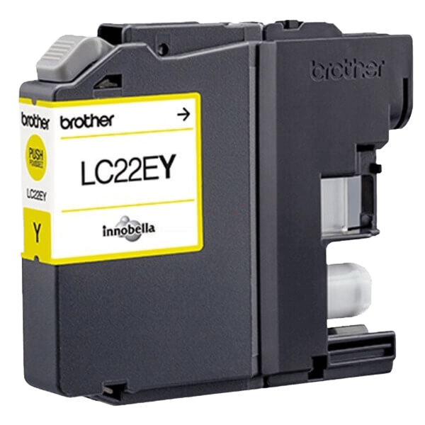 Brother Original LC22EY gul bläckpatron