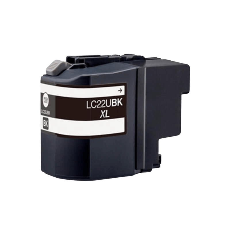 PixoJet Brother LC22UBK svart bläckpatron | Innehåll: 50 ml.