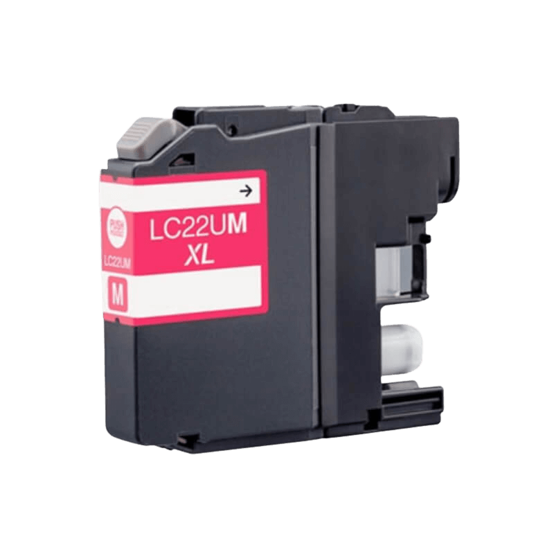 PixoJet Brother LC22UM magenta bläckpatron | Innehåll: 13 ml.