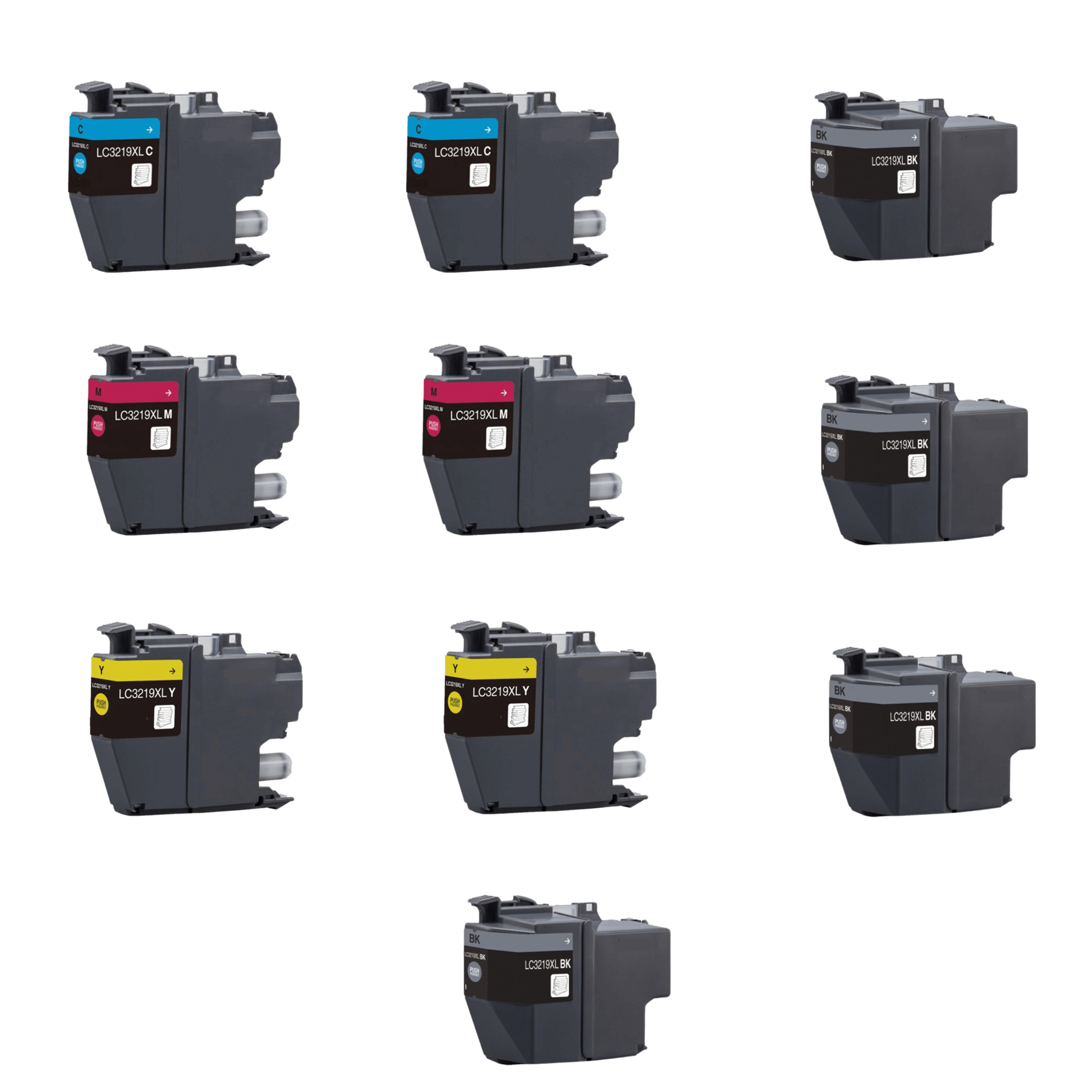 PixoJet Brother LC3219XL rabattpaket - 10 st.