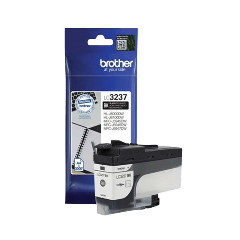 Brother Original LC3237BK svart bläckpatron | Innehåll: 3000 sidor