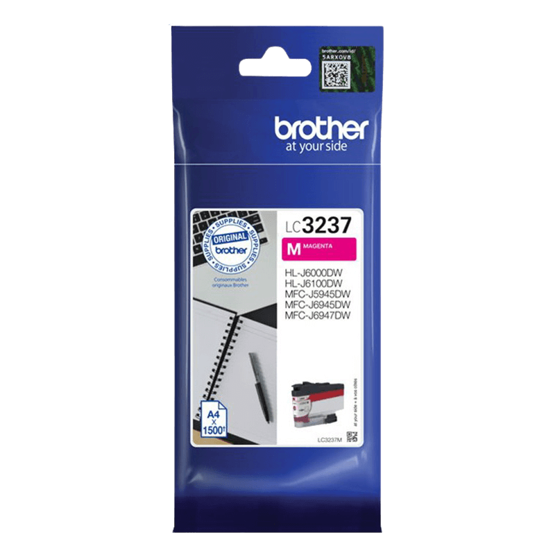 Brother Original LC3237M magenta bläckpatron | Innehåll: 1500 sidor