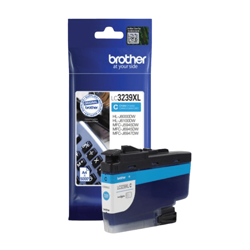 Brother Original LC3239XLC cyan bläckpatron | Innehåll: 5000 sidor