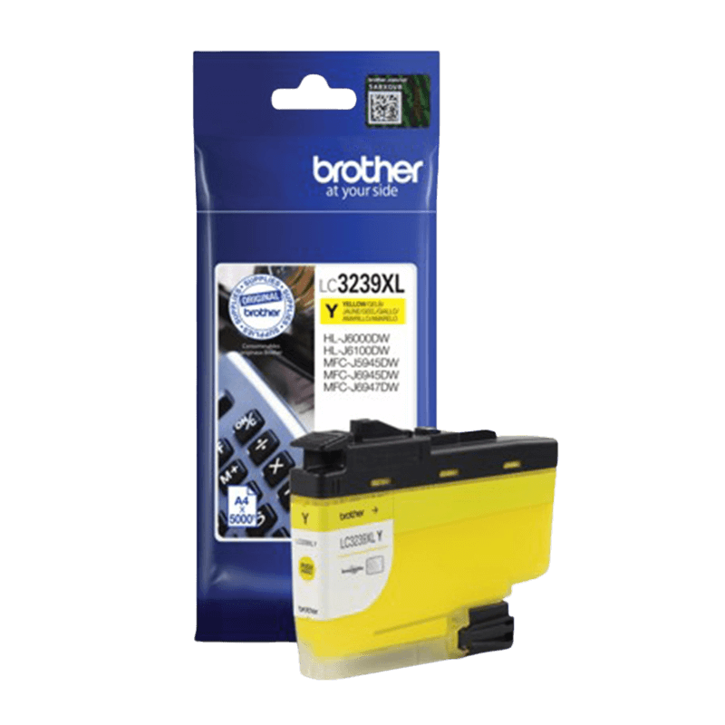 Brother Original LC3239XLY gul bläckpatron | Innehåll: 5000 sidor