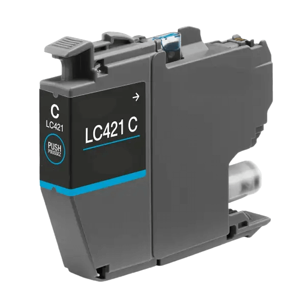 PixoJet Brother LC421C cyan bläckpatron | Innehåll: 200 sidor