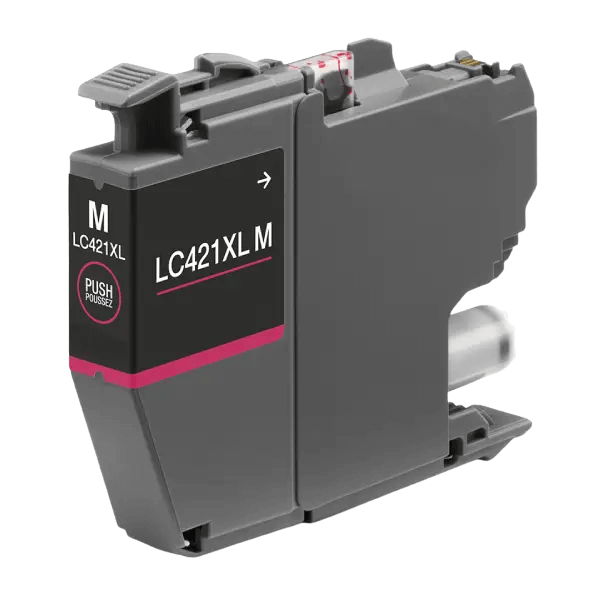 PixoJet Brother LC421XLM magenta bläckpatron | Innehåll: 500 sidor