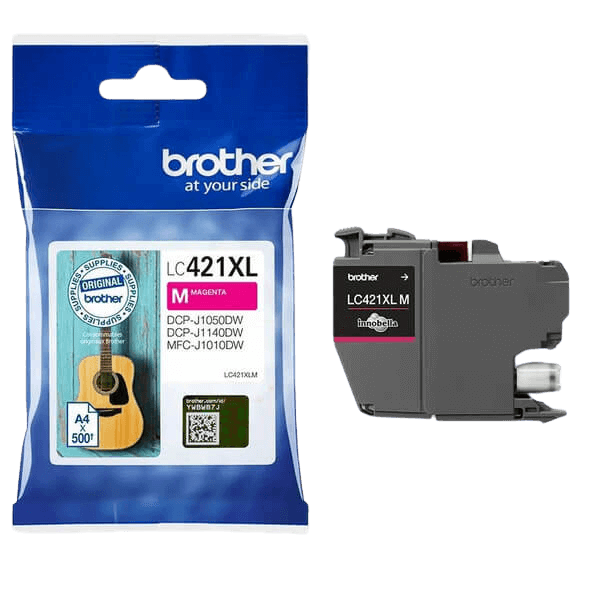 Brother Original LC421XLM magenta bläckpatron | Innehåll: 500 sidor