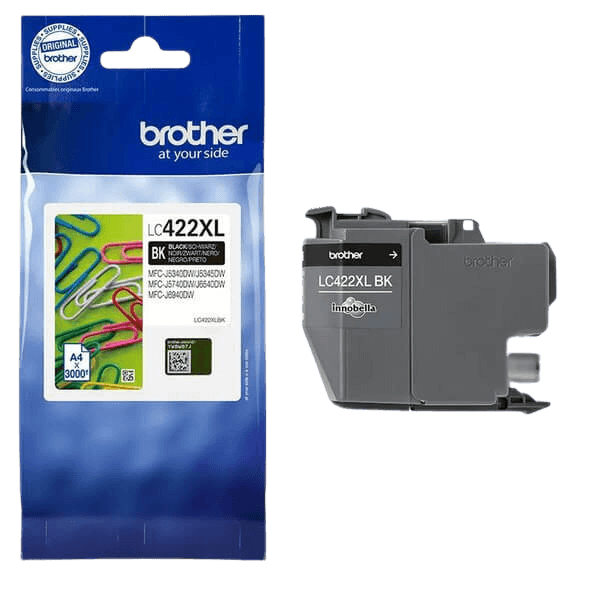 Brother Original LC422XLBK svart bläckpatron | Innehåll: 3000 sidor