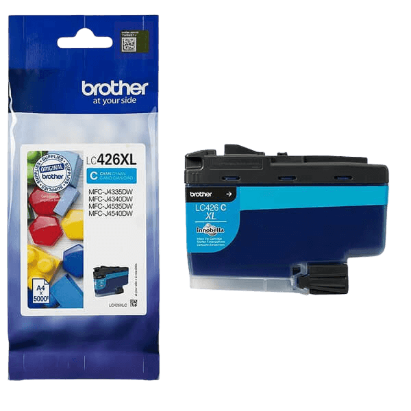 Brother Original LC426XLC cyan bläckpatron | Innehåll: 5000 sidor