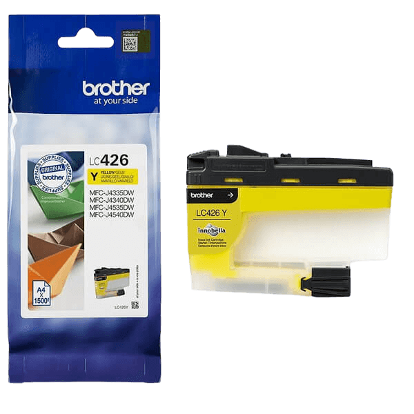 Brother Original LC426Y gul bläckpatron | Innehåll: 1500 sidor