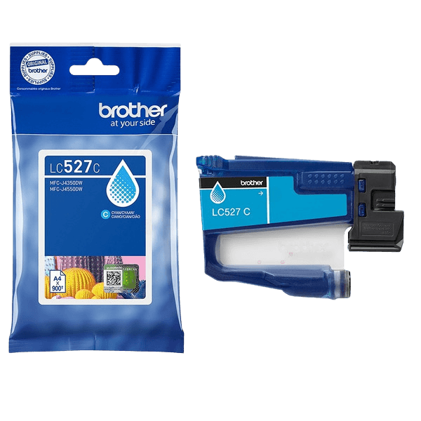 Brother Original LC527C cyan bläckpatron | Innehåll: 900 sidor