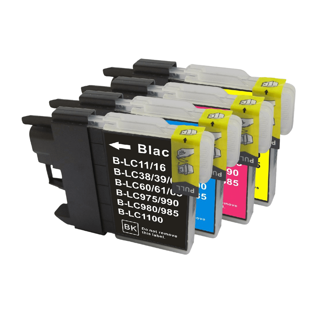 PixoJet Brother LC980 XL rabattpaket - 4 st.