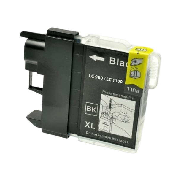 PixoJet Brother LC980BK XL svart bläckpatron | Innehåll: 15 ml.