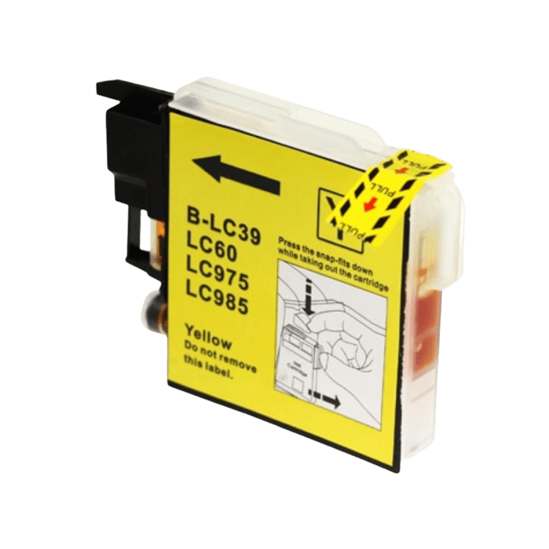 PixoJet Brother LC985Y gul bläckpatron | Innehåll: 12 ml.