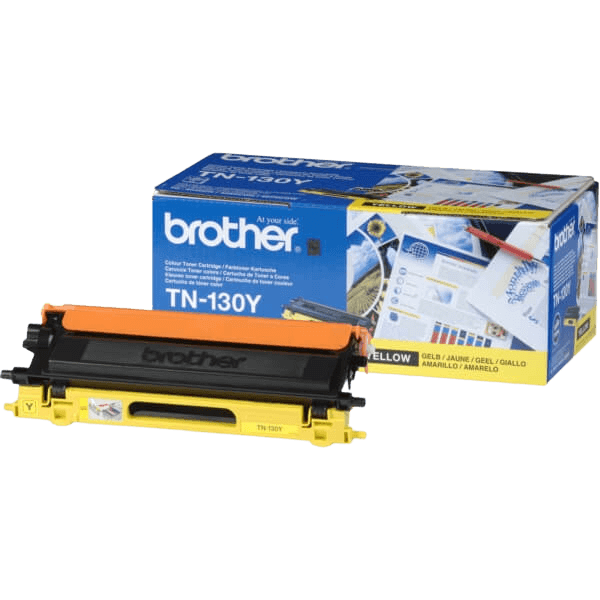 Brother Original TN130Y gul toner | Innehåll: 1500 sidor