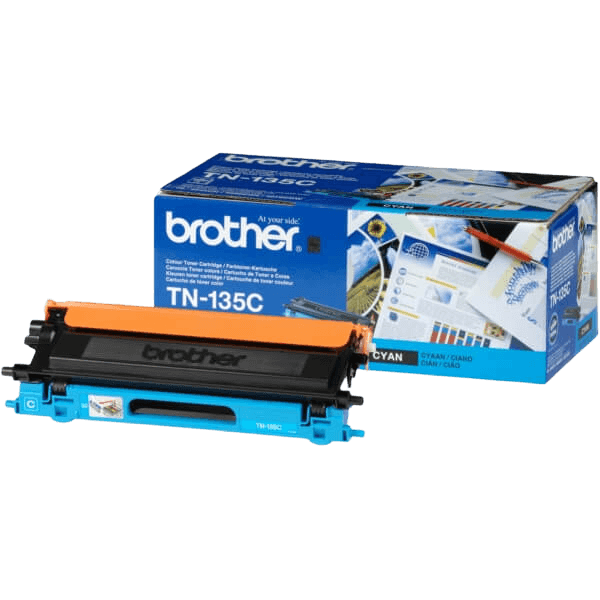 Brother Original TN135C XL cyan toner | Innehåll: 4000 sidor