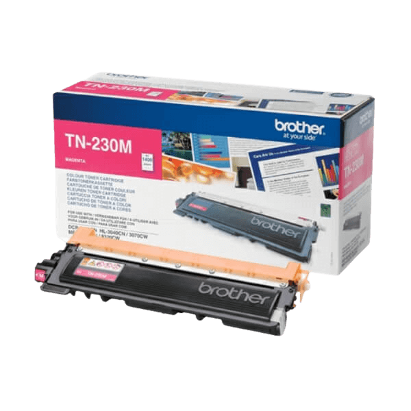Brother Original TN230M magenta toner | Innehåll: 1400 sidor