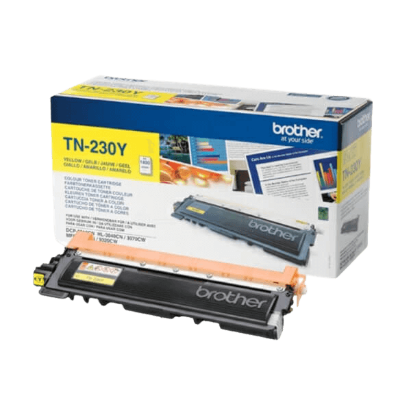 Brother Original TN230Y gul toner | Innehåll: 1400 sidor