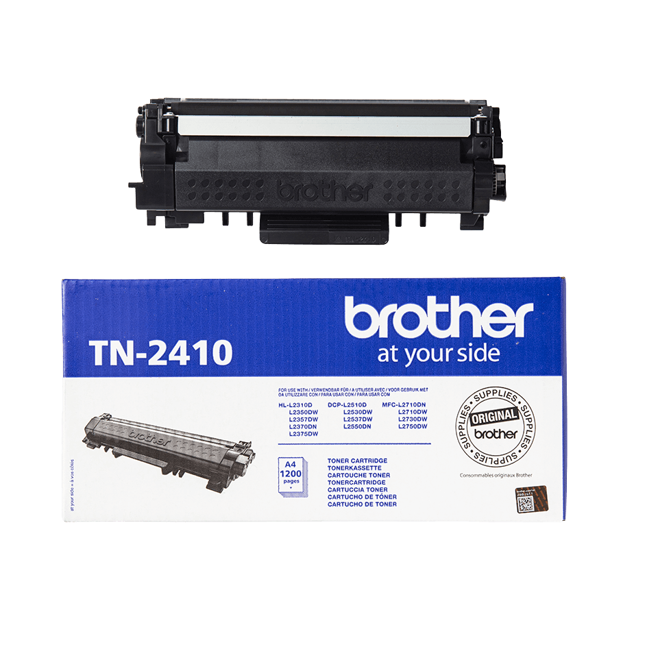 Brother Original TN2410 svart toner | Innehåll: 1200 sidor