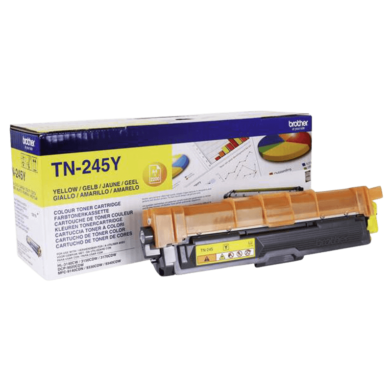 Brother Original TN245Y XL gul toner | Innehåll: 2200 sidor
