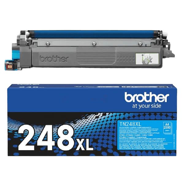 Brother Original TN248XLC cyan toner | Innehåll: 2300 sidor