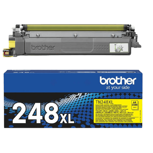 Brother Original TN248XLY gul toner | Innehåll: 2300 sidor