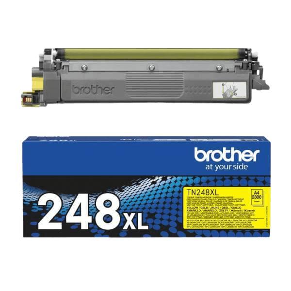 Brother Original TN248Y gul toner | Innehåll: 1000 sidor