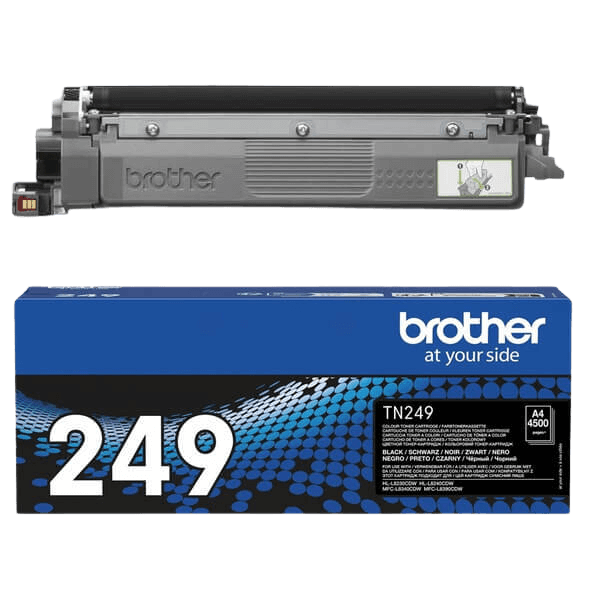 Brother Original TN249BK XXL svart toner | Innehåll: 4500 sidor