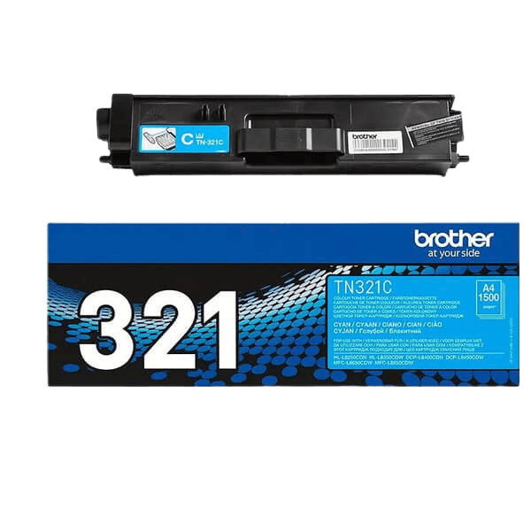 Brother Original TN321C cyan toner | Innehåll: 1500 sidor