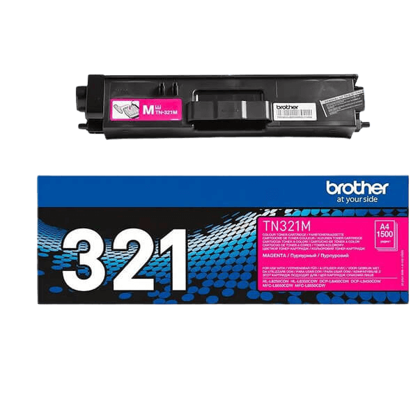 Brother Original TN321M magenta toner | Innehåll: 1500 sidor