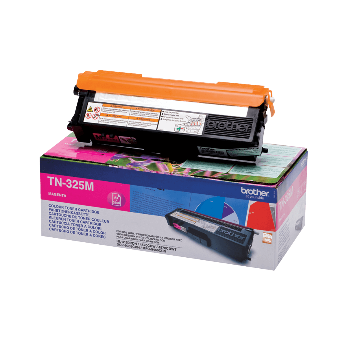 Brother Original TN325M XL magenta toner | Innehåll: 3500 sidor