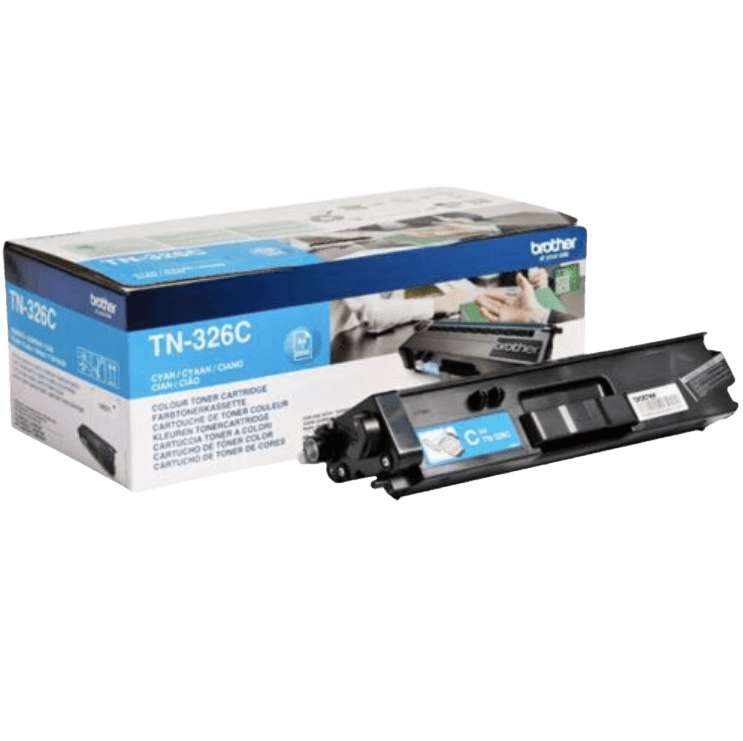 Brother Original TN326C XL cyan toner | Innehåll: 3500 sidor