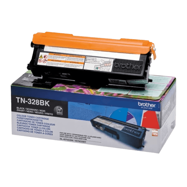 Brother Original TN328BK XXL svart toner | Innehåll: 6000 sidor
